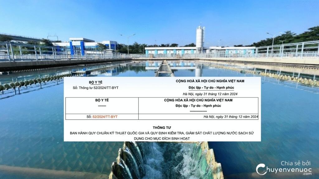 Quy chuẩn kỹ thuật quốc gia mới nhất về chất lượng nước sạch sử dụng cho mục đích sinh hoạt QCVN 01-1:2024/BYT áp dụng từ 1/7/2025 tại Việt Nam